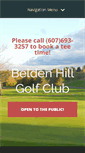Mobile Screenshot of beldenhillgolf.com